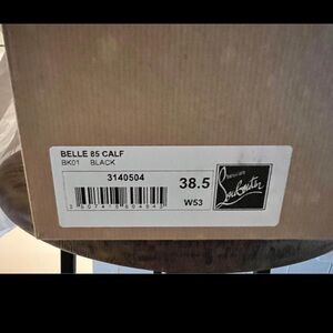 Christian Loubohtin Belle Leather Red-Sole Ankle Boots